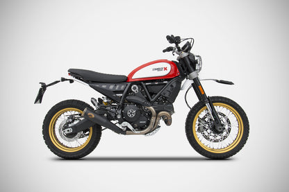 ZARD ZUMA Slip-on Exhaust for Ducati Scrambler Desert Sled