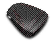 LUIMOTO (Flame Edition) Passenger Seat Covers for the YAMAHA YZF-R6 (03-05) and YZF-R6S (06-09)