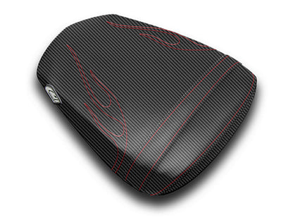 LUIMOTO (Flame Edition) Passenger Seat Covers for the YAMAHA YZF-R6 (03-05) and YZF-R6S (06-09)