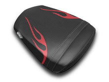 LUIMOTO (Flame Edition) Passenger Seat Covers for the YAMAHA YZF-R6 (03-05) and YZF-R6S (06-09)