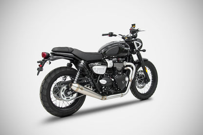 ZARD Low Conical Full Exhaust for Triumph Street Scrambler