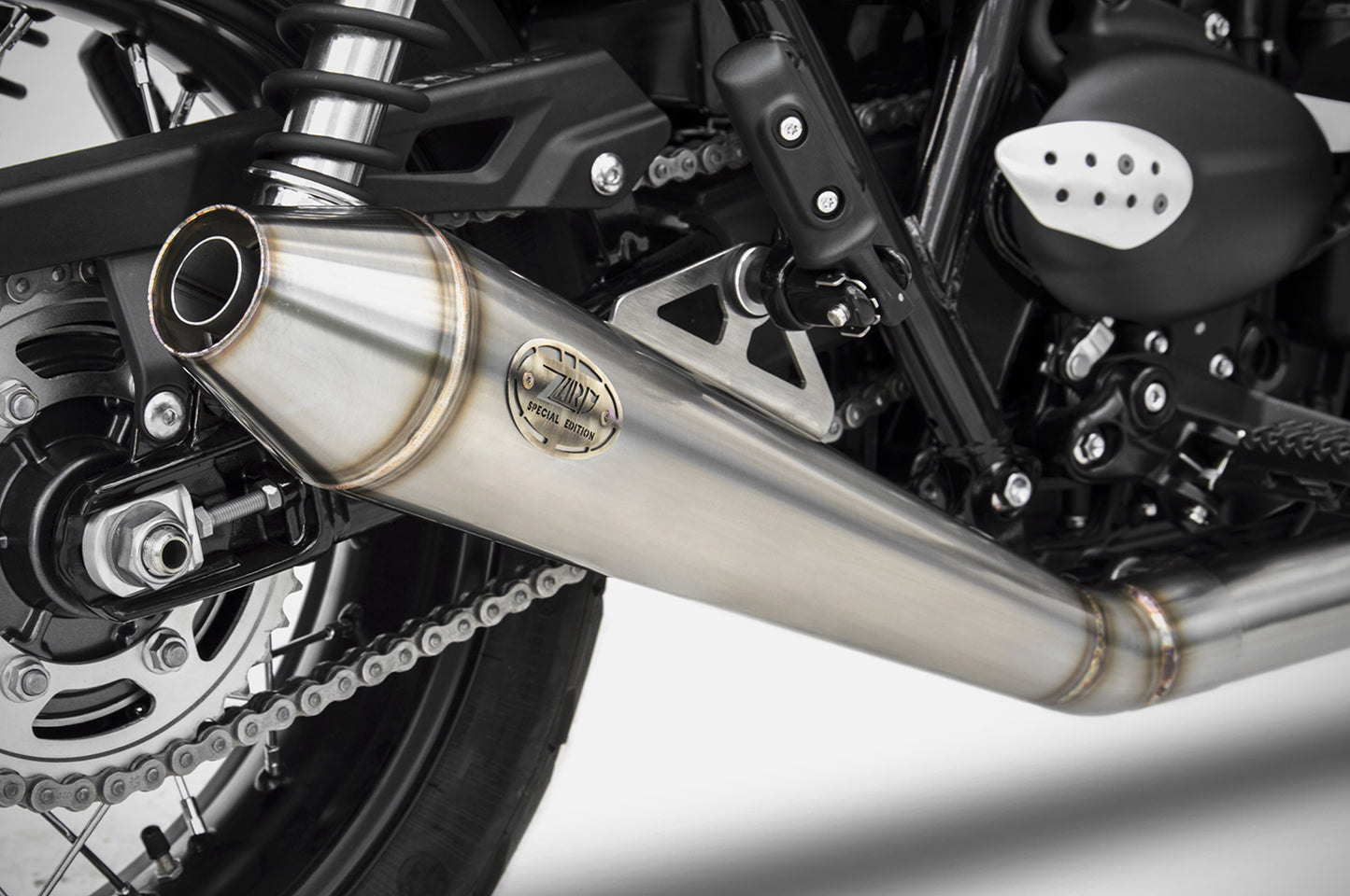 ZARD Low Conical Full Exhaust for Triumph Street Scrambler