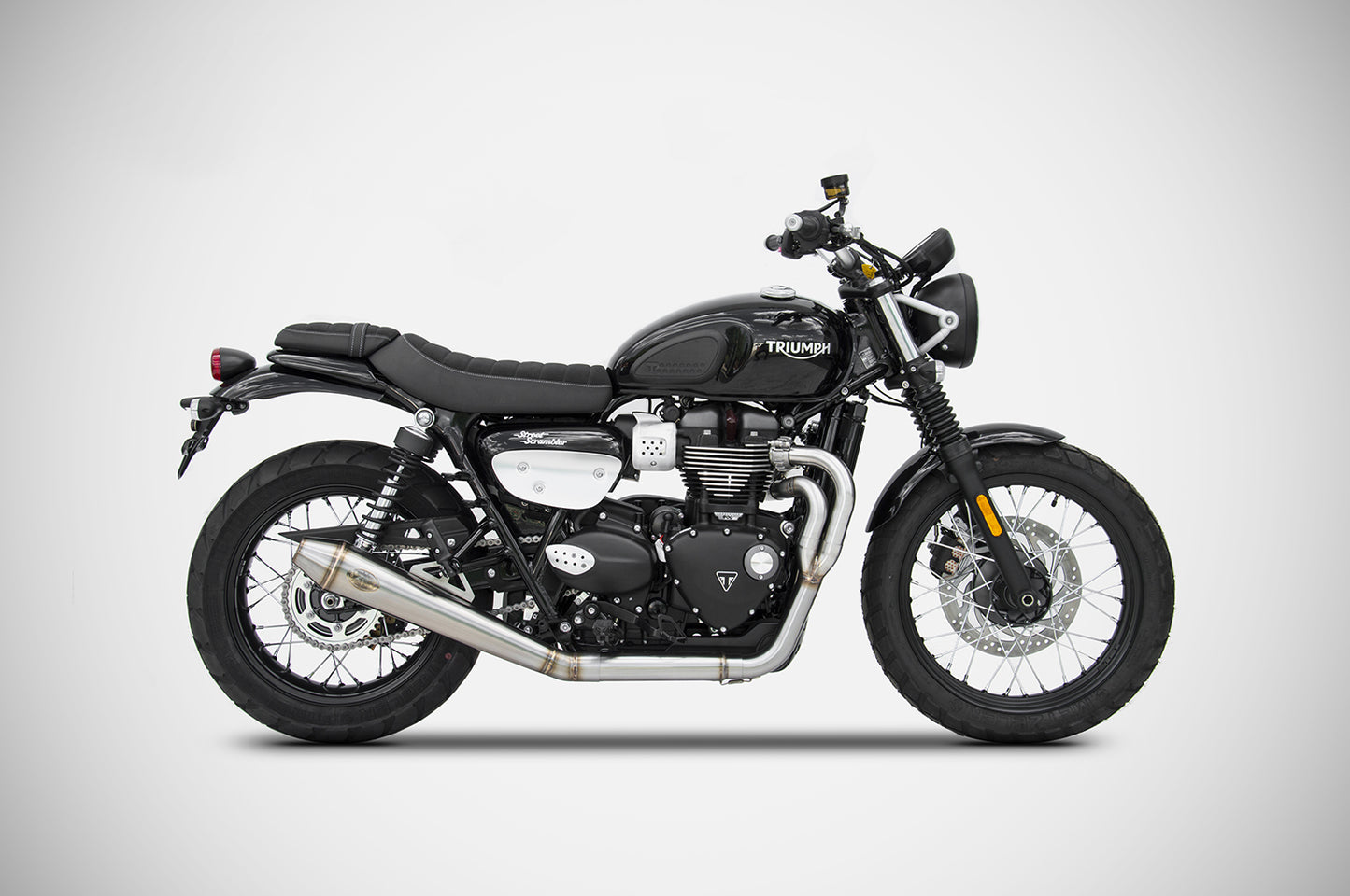 ZARD Low Conical Full Exhaust for Triumph Street Scrambler