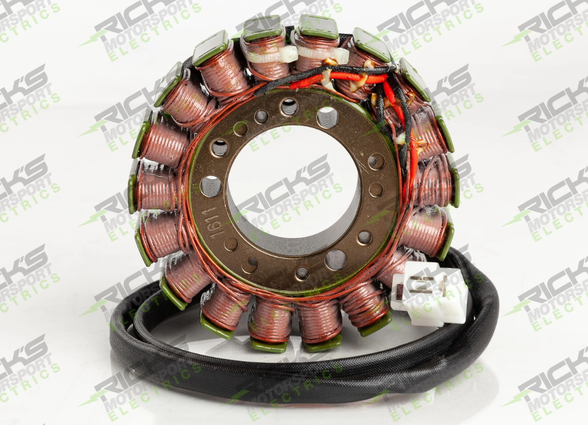 Rick's Motorsports Electrics Universal OEM Style Stator for Ducati Monster 1000 '92-18, Monster S4R '03-06 (All Models), Monster 900 '91-06, Monster S4 '99-03