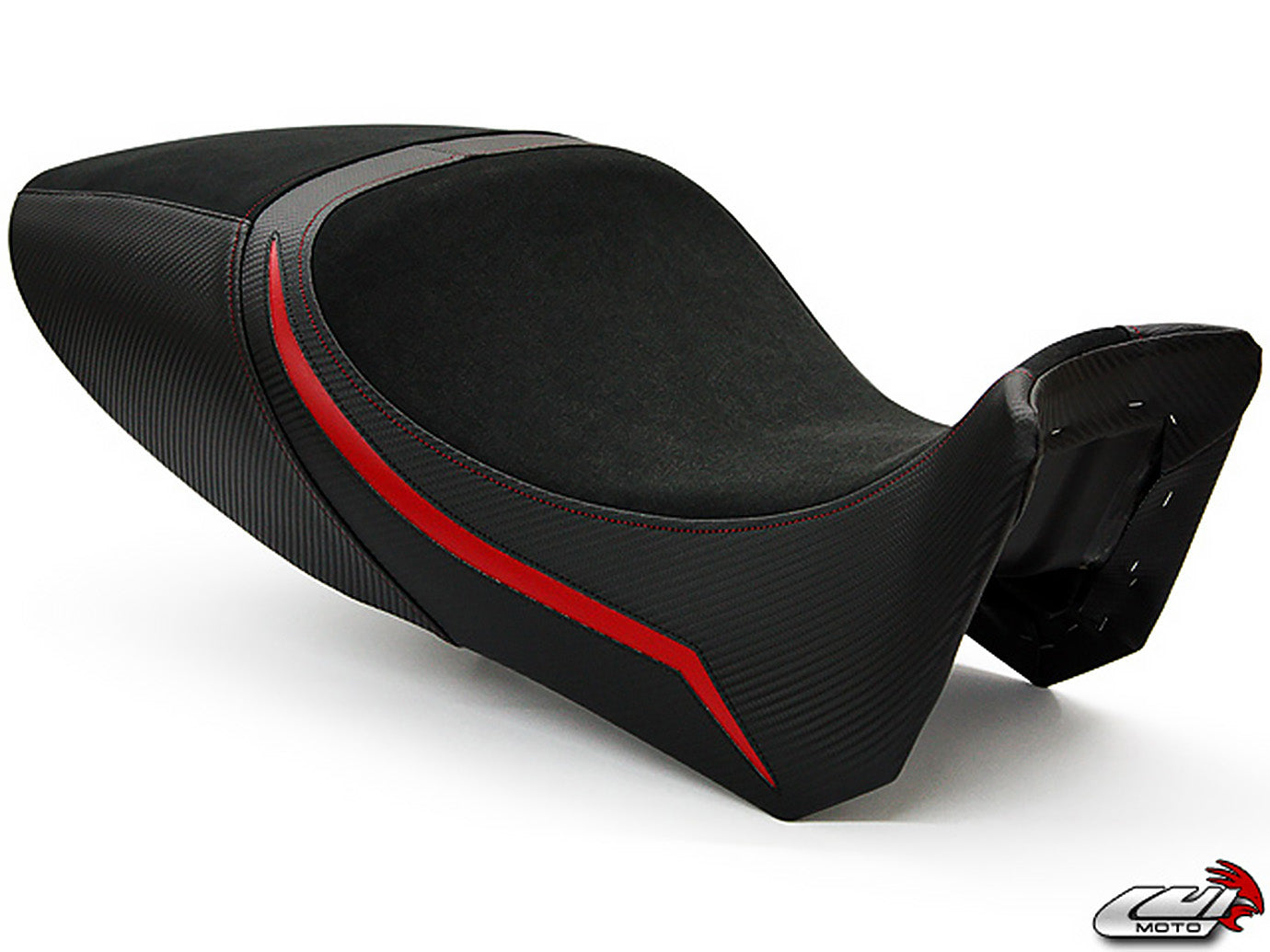 LUIMOTO Team Italia Seat Cover for the DUCATI DIAVEL (11-14) - OE Seat