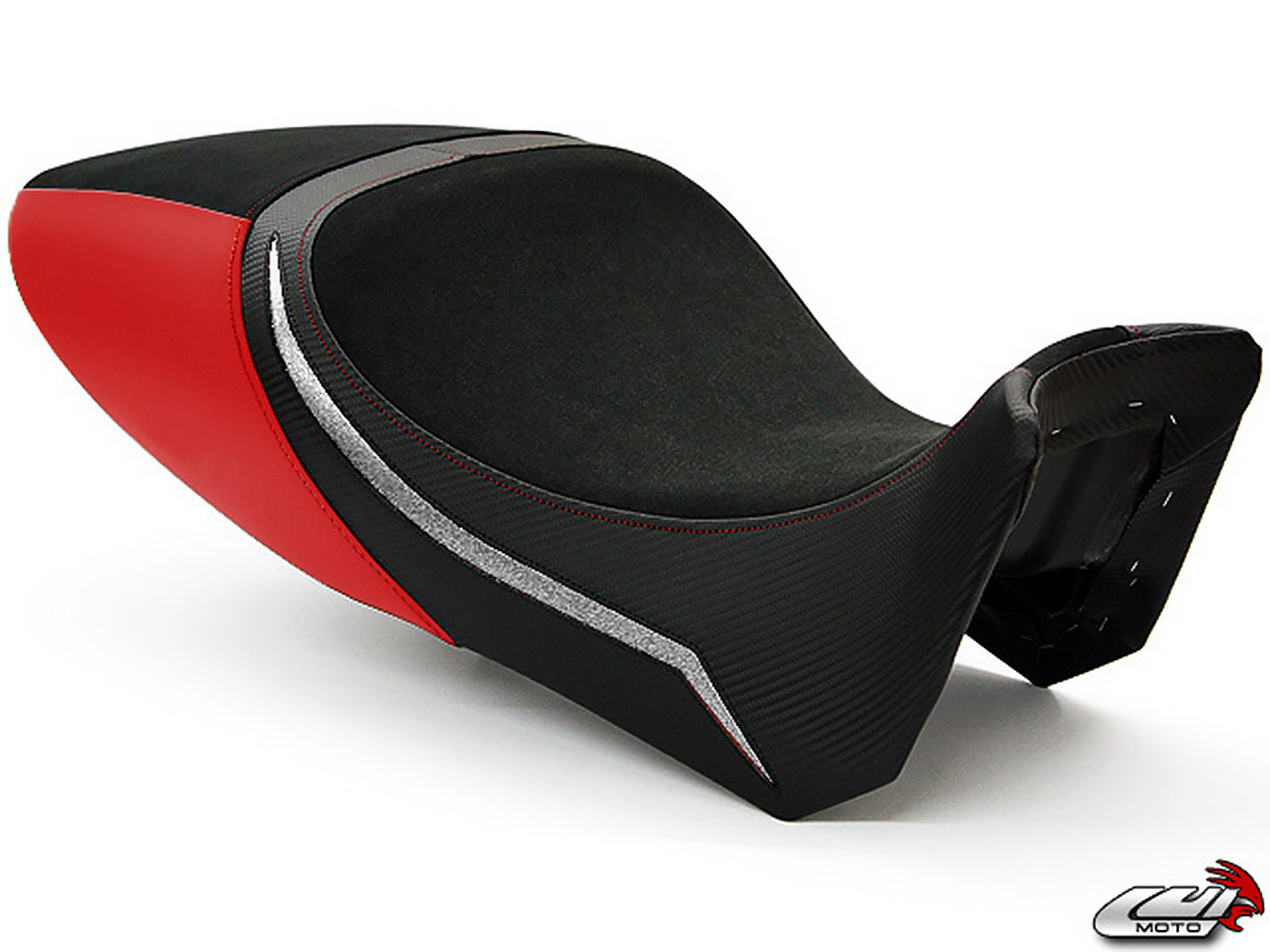 LUIMOTO Team Italia Seat Cover for the DUCATI DIAVEL (11-14) - Fits Touring Seat and Diavel Strada