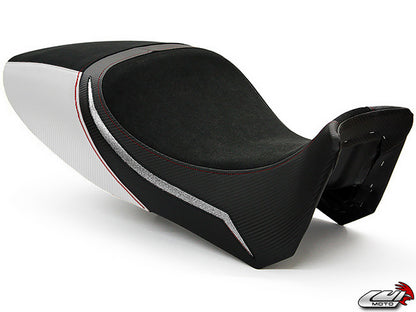 LUIMOTO Team Italia Seat Cover for the DUCATI DIAVEL (11-14) - OE Seat