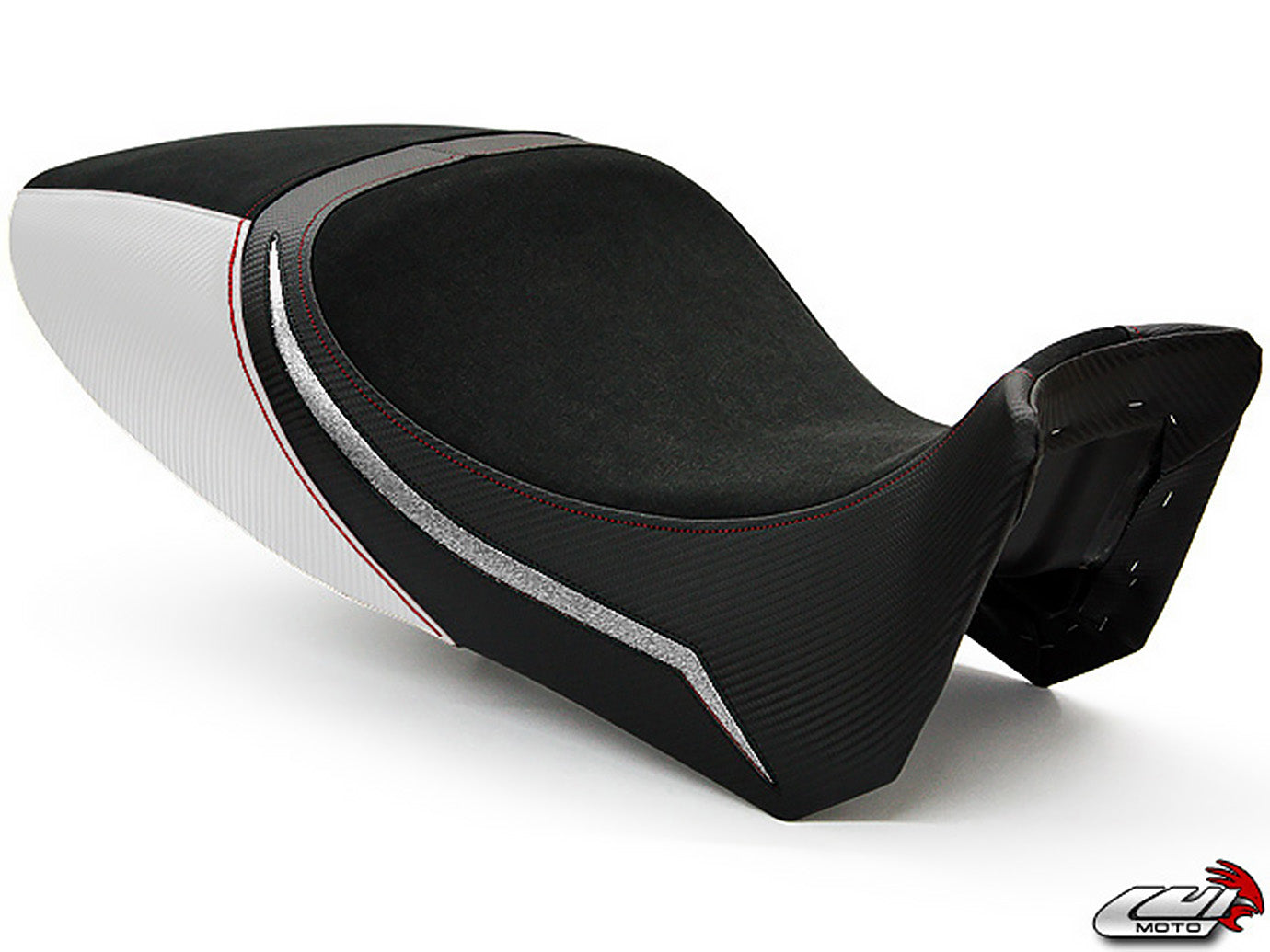 LUIMOTO Team Italia Seat Cover for the DUCATI DIAVEL (11-14) - Fits Touring Seat and Diavel Strada