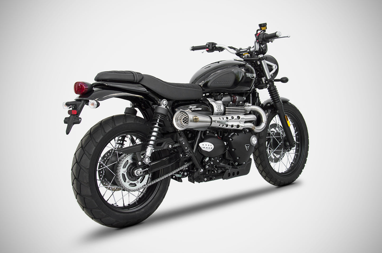 ZARD TIGER 70 HIGH MOUNT Exhaust for Triumph Street Scrambler