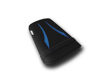 LUIMOTO (Raven Edition) Passenger Seat Covers for the YAMAHA YZF-R6 (03-05) and YZF-R6S (06-09)
