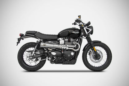 ZARD TIGER 70 HIGH MOUNT Exhaust for Triumph Street Scrambler