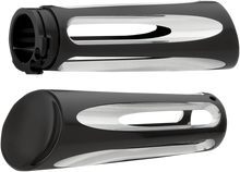 ARLEN NESS Ness-Tech? Deep Cut Billet Grips - Black 07-132