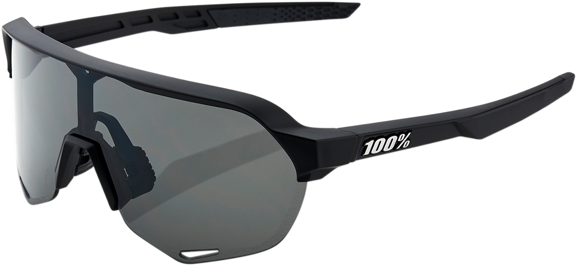 100% S2 Sunglasses - Soft Tact Black - Smoke Lens 60006-00000