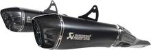 AKRAPOVIC Slip-On Series Muffler - Titanium/Carbon Fiber - Black S-S13SO4-HRAATBL