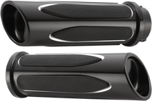 ARLEN NESS Deep Cut Comfort Series Grips - TBW - Black 07-053