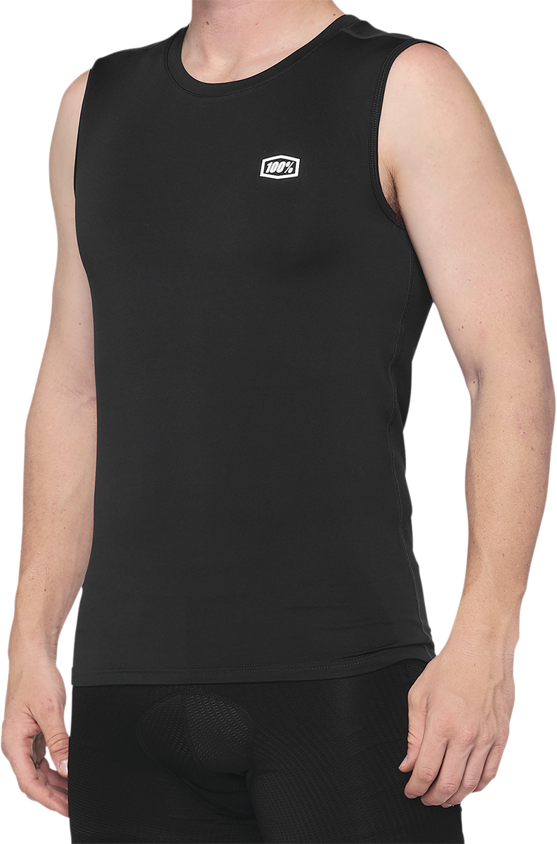 100% Basecamp Sleeveless Base Layer - Black - Small 40046-00000