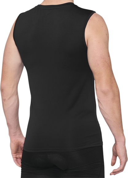 100% Basecamp Sleeveless Base Layer - Black - Small 40046-00000