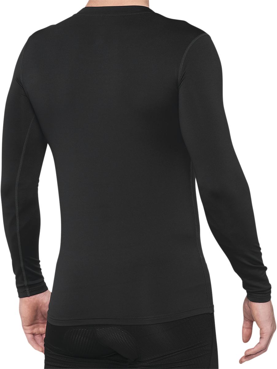 100% Basecamp Long-Sleeve Base Layer - Black - Small 40045-00000