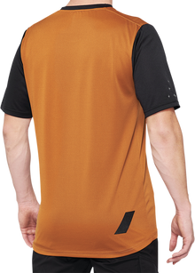 100% Ridecamp Short-Sleeve Jersey - Terracotta/Black - XL 40027-00018