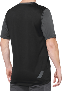 100% Ridecamp Short-Sleeve Jersey - Charcoal/Black - Large 40027-00007