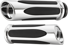 ARLEN NESS Deep Cut Comfort Series Grips - TBW - Chrome 07-052