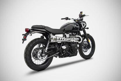 ZARD Limited Edition HIGH MOUNT Exhaust for Triumph Street Scrambler