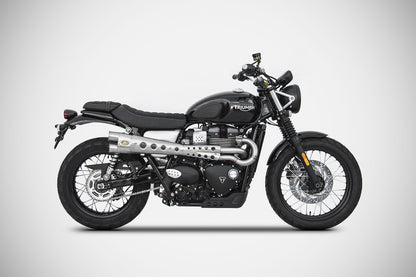 ZARD Limited Edition HIGH MOUNT Exhaust for Triumph Street Scrambler