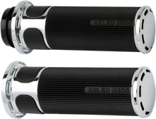 ARLEN NESS Slot Track Grips - Cable - Chrome 07-300