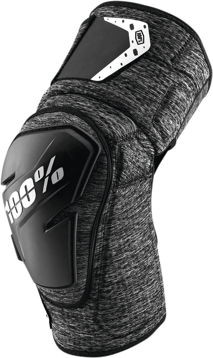 100% Fortis Knee Guards - Heather Gray/Black - S/M 70007-00003