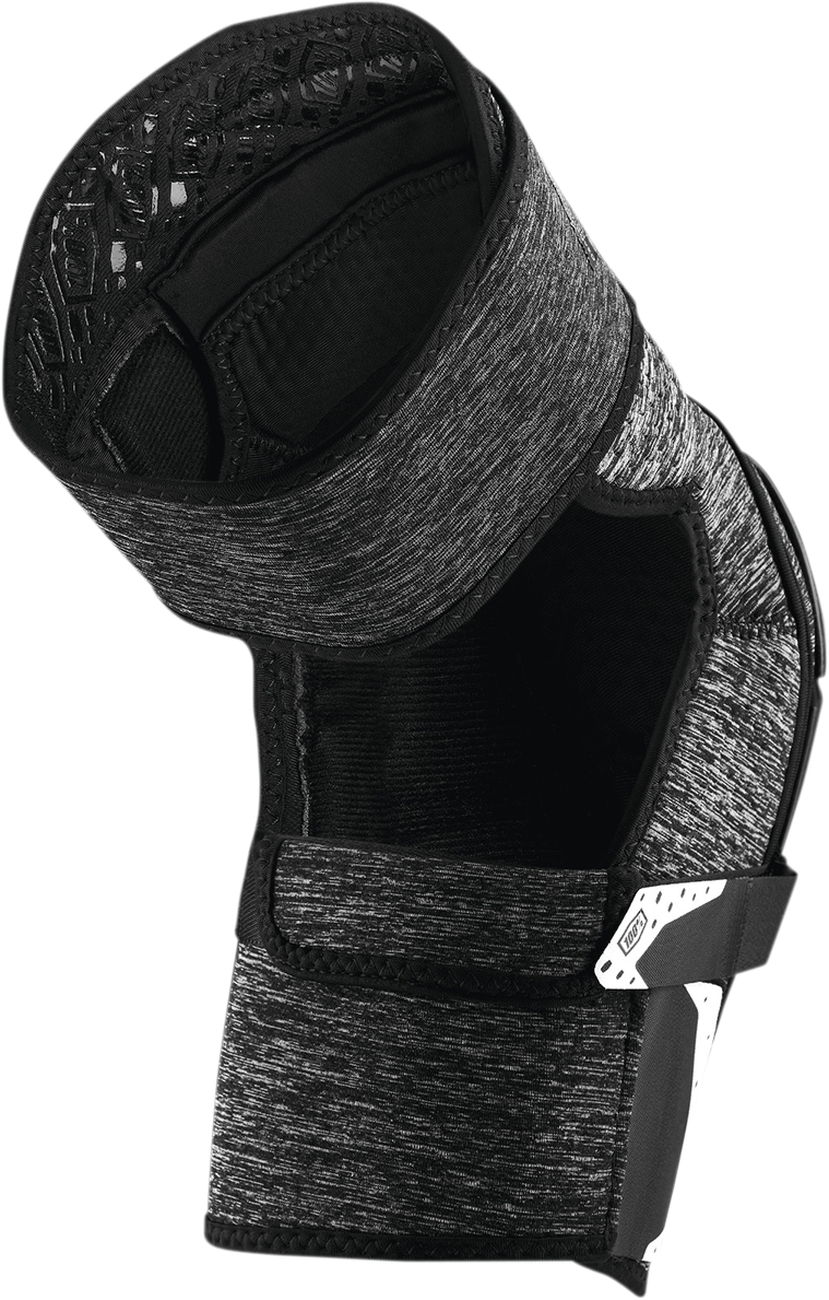 100% Fortis Knee Guards - Heather Gray/Black - S/M 70007-00003