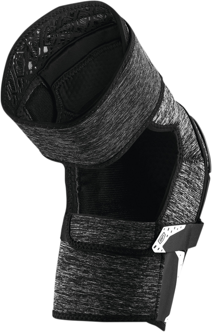 100% Fortis Knee Guards - Heather Gray/Black - S/M 70007-00003