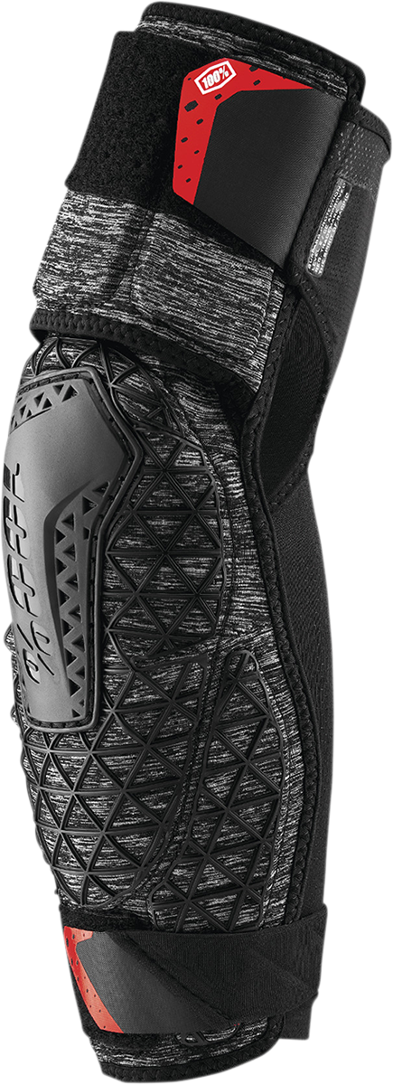 100% Surpass Elbow Guards - Heather Gray/Black - Small 70008-00005