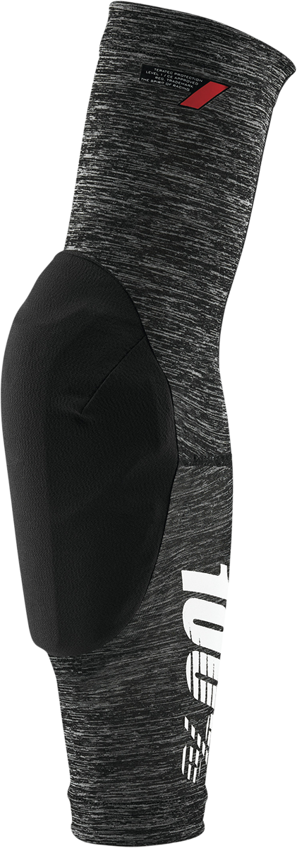 100% Teratec Elbow Guards - Heather Gray/Black - Small 70002-00005