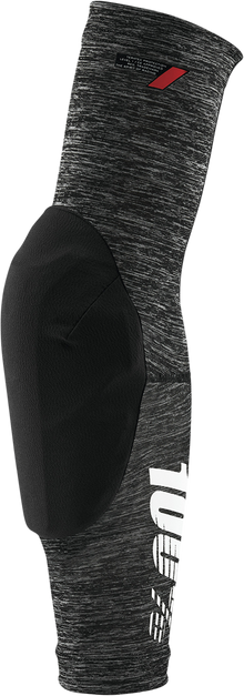 100% Teratec Elbow Guards - Heather Gray/Black - Small 70002-00005