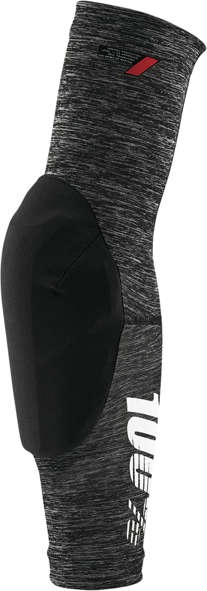 100% Teratec Elbow Guards - Heather Gray/Black - Small 70002-00005