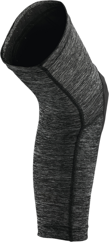 100% Teratec Knee Guards - Heather Gray/Black - Small 70003-00005