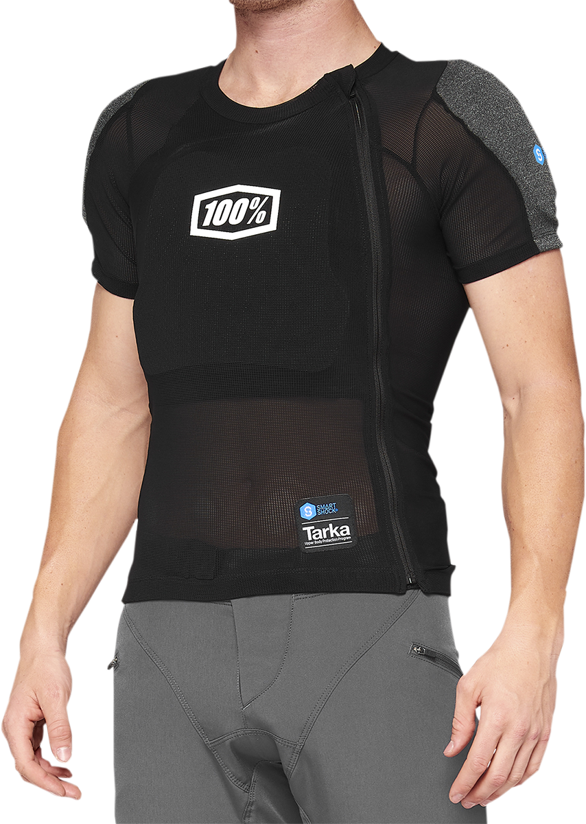 100% Tarka Body Armor - Short Sleeve - Black - Large 70011-00003