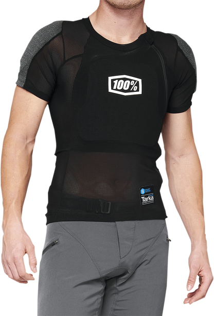 100% Tarka Body Armor - Short Sleeve - Black - Large 70011-00003
