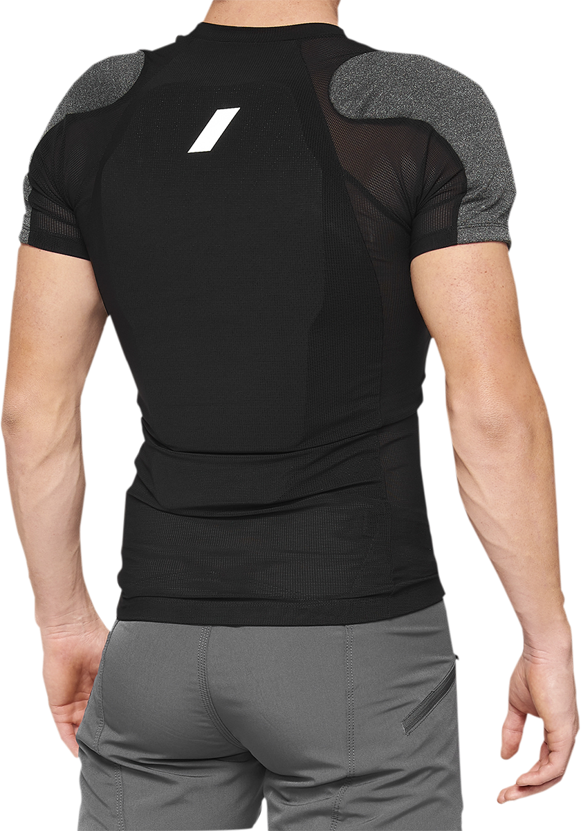 100% Tarka Body Armor - Short Sleeve - Black - Large 70011-00003
