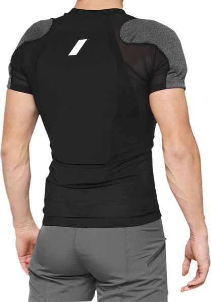 100% Tarka Body Armor - Short Sleeve - Black - Large 70011-00003