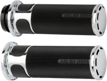 ARLEN NESS Slot Track Grips - TBW - Chrome 07-302