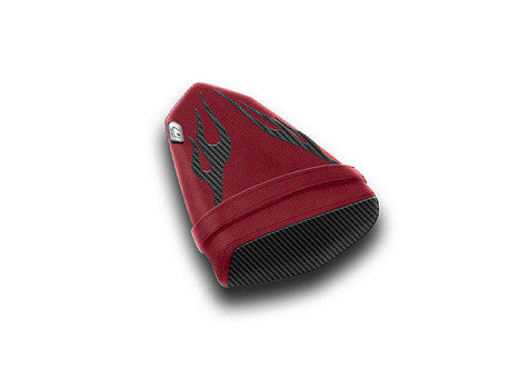 LUIMOTO (Flame Edition) Passenger Seat Covers for the YAMAHA YZF-R6 (06-07)