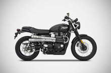 ZARD SIX DAYS Slip-on Exhaust for Triumph Street Scrambler
