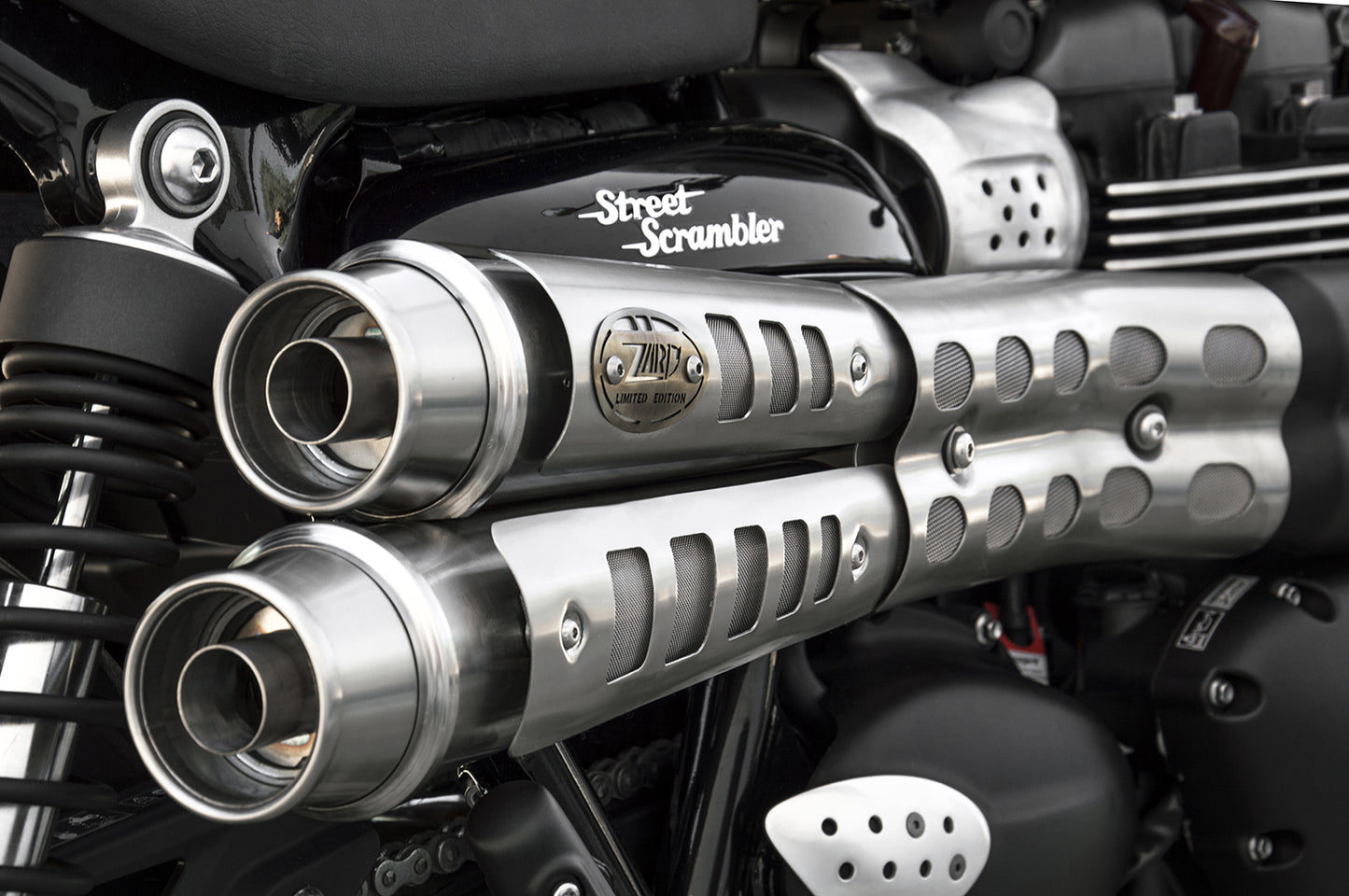 ZARD SIX DAYS Slip-on Exhaust for Triumph Street Scrambler