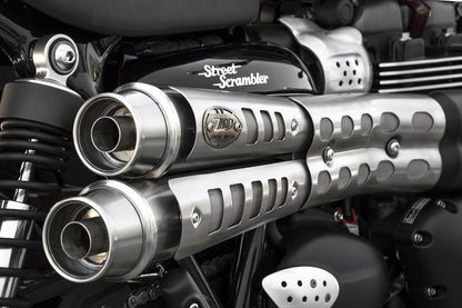 ZARD SIX DAYS Slip-on Exhaust for Triumph Street Scrambler