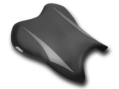LUIMOTO (Raven Edition) Rider Seat Covers for the YAMAHA YZF-R6 (06-07)