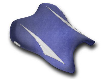 LUIMOTO (Raven Edition) Rider Seat Covers for the YAMAHA YZF-R6 (06-07)