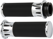 ARLEN NESS Fusion Deep Cut Grips - TBW - Chrome 07-318
