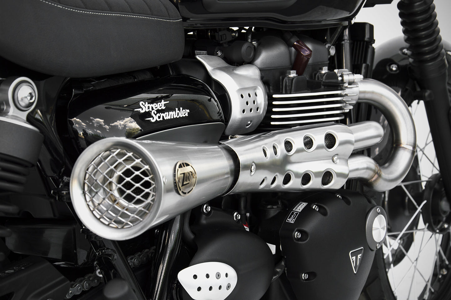 ZARD TIGER 70 HIGH MOUNT Exhaust for Triumph Street Scrambler