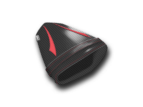 LUIMOTO (Raven Edition) Passenger Seat Covers for the YAMAHA YZF-R6 (06-07)